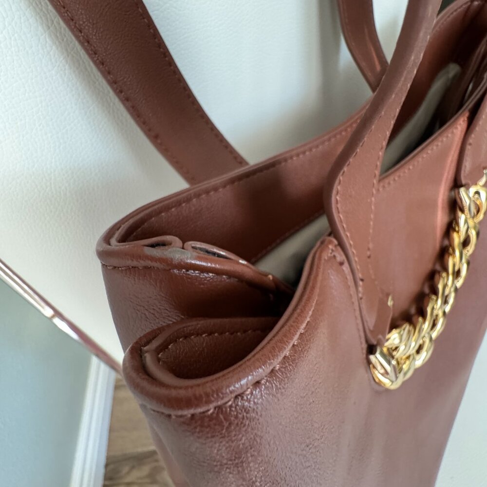 INC Handbag with Modern Chunky Chain Detail - Picture 6 of 13